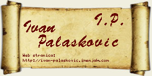 Ivan Palasković vizit kartica
